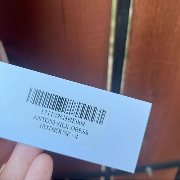 Reformation Antoni Silk Dress - Hothouse size 4 NWT - Picture 5 of 8